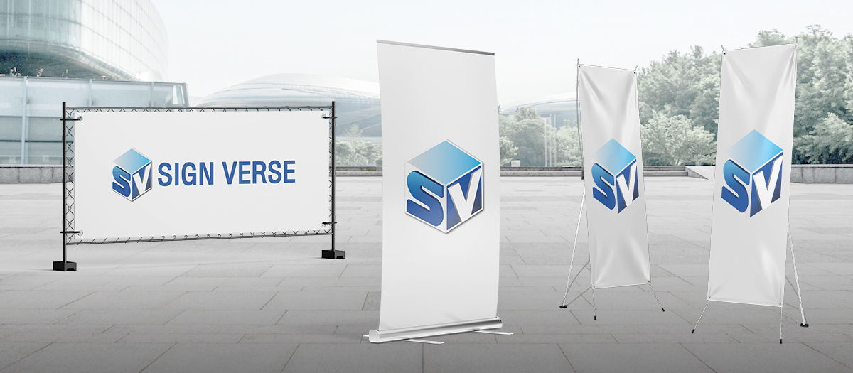 X banner
